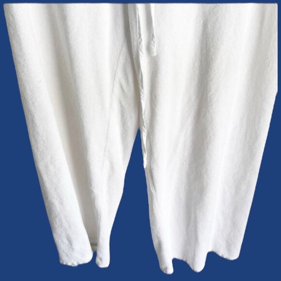 VTG Vintage Juicy Couture White Terry Capri Pant 2002-2006 Size Small Comfy S - Picture 2 of 9